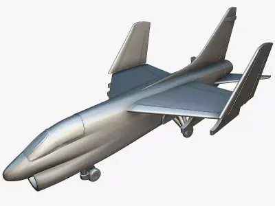 Vought LTV A-7E folded wings - 3D Printable Model 3D print model