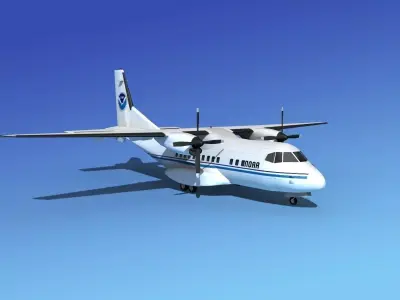 Casa CN-235 NOAA 3D model