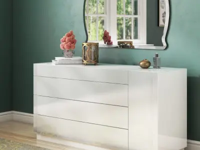Mcintire Drawer Dresser Free 3D model