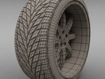 Savini Forged BS-3 Wheel 3D model