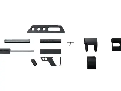 Pancor Jackhammer MK3A1 Custom Low-poly 3D model