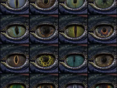 Creature Eyes Vol 10 - PBR Texture