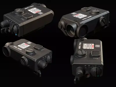 Laser Sight Low-poly 3D model
