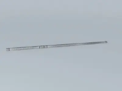 expandable baton Free 3D model