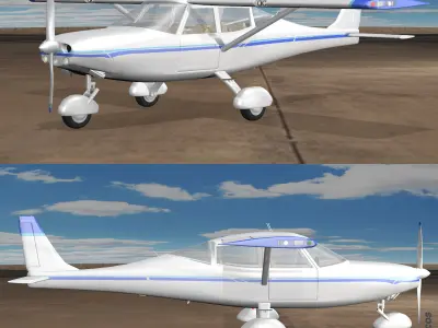 Light Plane model 3D model