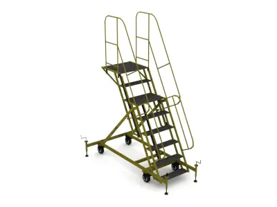 Airfield ladders Low-poly 3D model