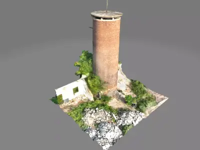Zbrojovka Tower building Free 3D model