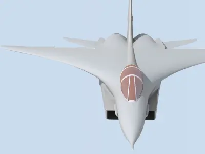 na-335 North American Rockwell FX f-15 3D print model