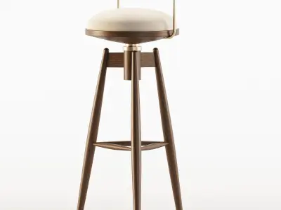 DYLAN BAR CHAIR 3D model