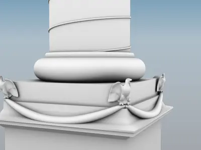 Vendome Column 3D model