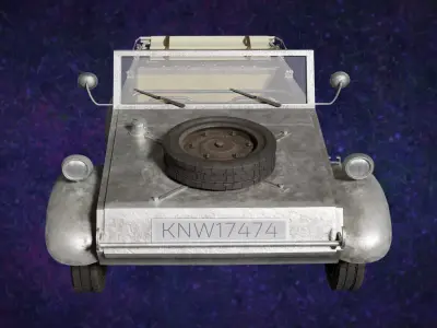 Car Military VW - Kubelwagen Type 82 German Autos 3D model