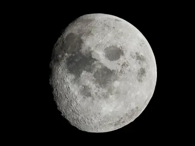 Moon 3D Model Low-poly 3D model