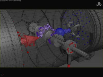 Dutch Ionic Windmill Generator - Capacitor Concept 3D model