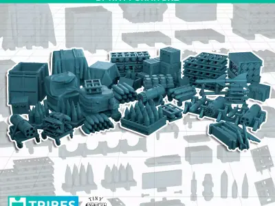 Military Warehouse 3D print model