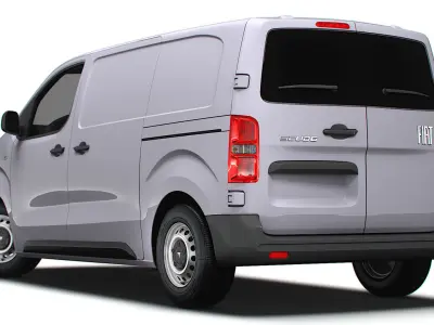 Fiat Scudo Van L2 2024 3D model