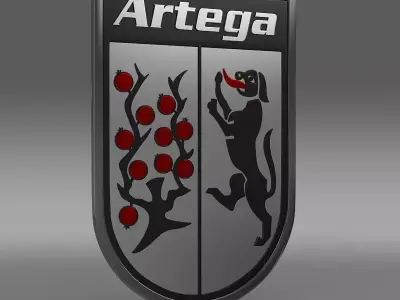 Artega logo 3D model