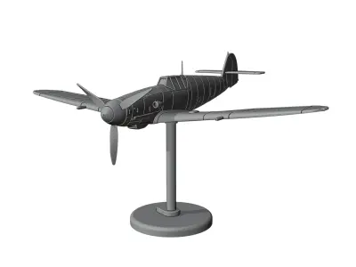 Messerschmitt Bf 109 3D print model