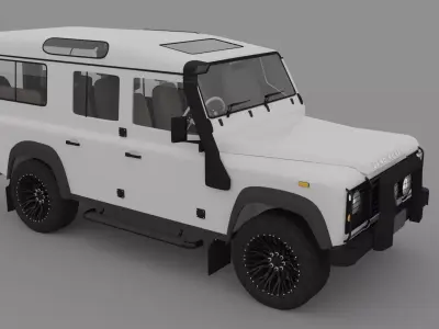 Defender 110 4x4 model 3D model