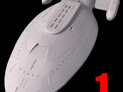 Set of 2 Spaceships 3D model