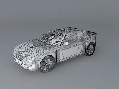 Japanese Sports car Free 3D model