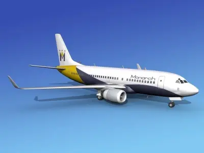 Boeing 737-700ER Monarch 3D model