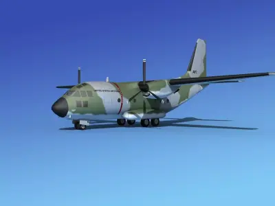 Alenia C-27A Spartan USAF 3 3D model