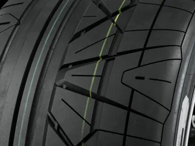 Nitto Invo 305 30 ZR19 Painted 3D model