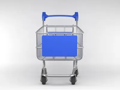 Shopping Trolley 3D model