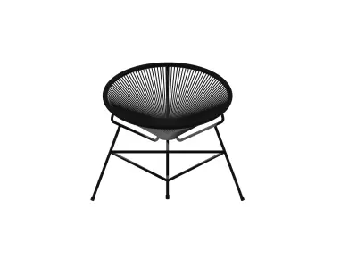 chairoutdoor saarinen lounge chair 3D model