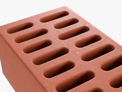 Clay brick type 03 3D model