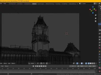 Medivel House At Just 03 Dollers Low-poly 3D model