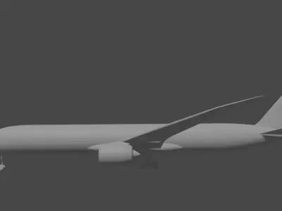 Boeing 787 family Free low-poly 3D model