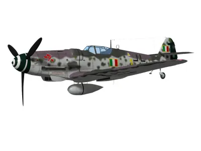 Messerschmitt Bf 109 G14 3D model