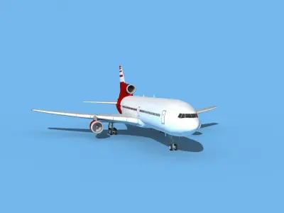 Lockheed L-1011 TriStar Corporate 4 3D model