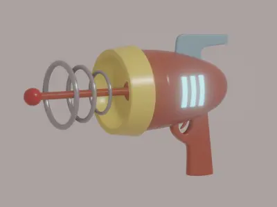 Laser Pistol 3D model