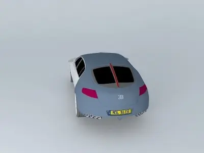 Bugatti 16 C Galibier Concept 2009 Free 3D model