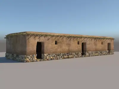 Neolithic structure 3D model