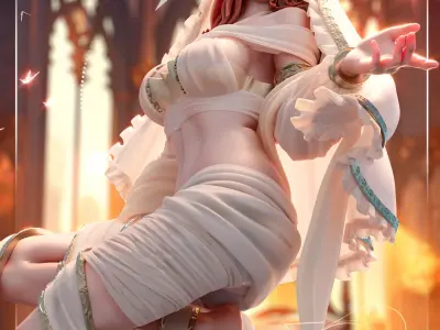 Dark Souls Gwynevere Commercial Package 3D print model