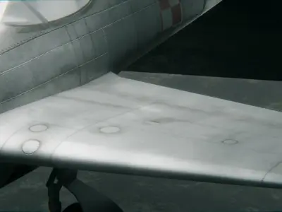 Yak-23 Polish Fighter Jet 3D model