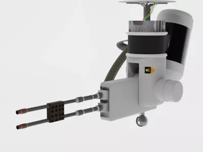 ADVANCED GATLING  TURRT LOW- 3D model