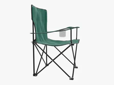 Camp armchair folding  3D model