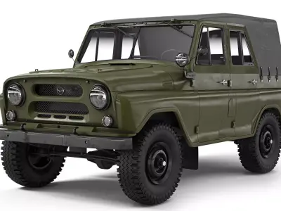 UAZ 469 1970 3D model