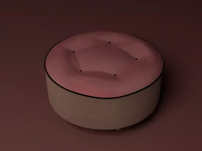 Chair round Free 3D model