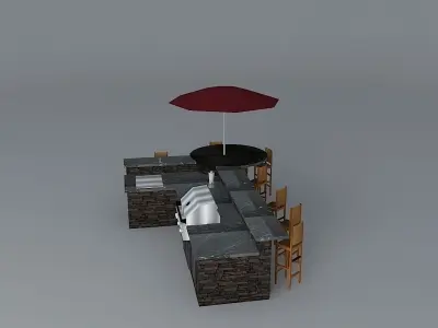 The Darvey grill Free 3D model