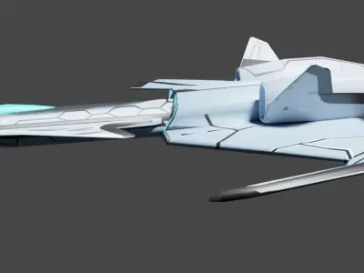 fighter plane  Free low-poly 3D model