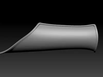 High-poly model Bracer pipe 3D model