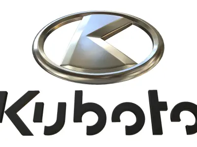 kubota logo 3D model
