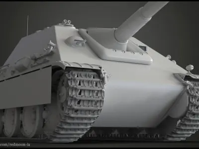JAGDPANTHER Tank 3D model