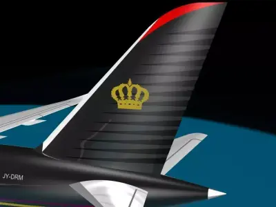 Royal Jordanian 787-8 dreamliner 3D model