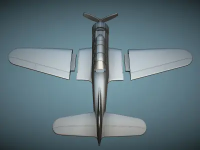 Douglas SBD Dauntless - 3D Printable Model 3D print model